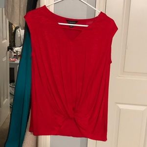 Red Tie Top